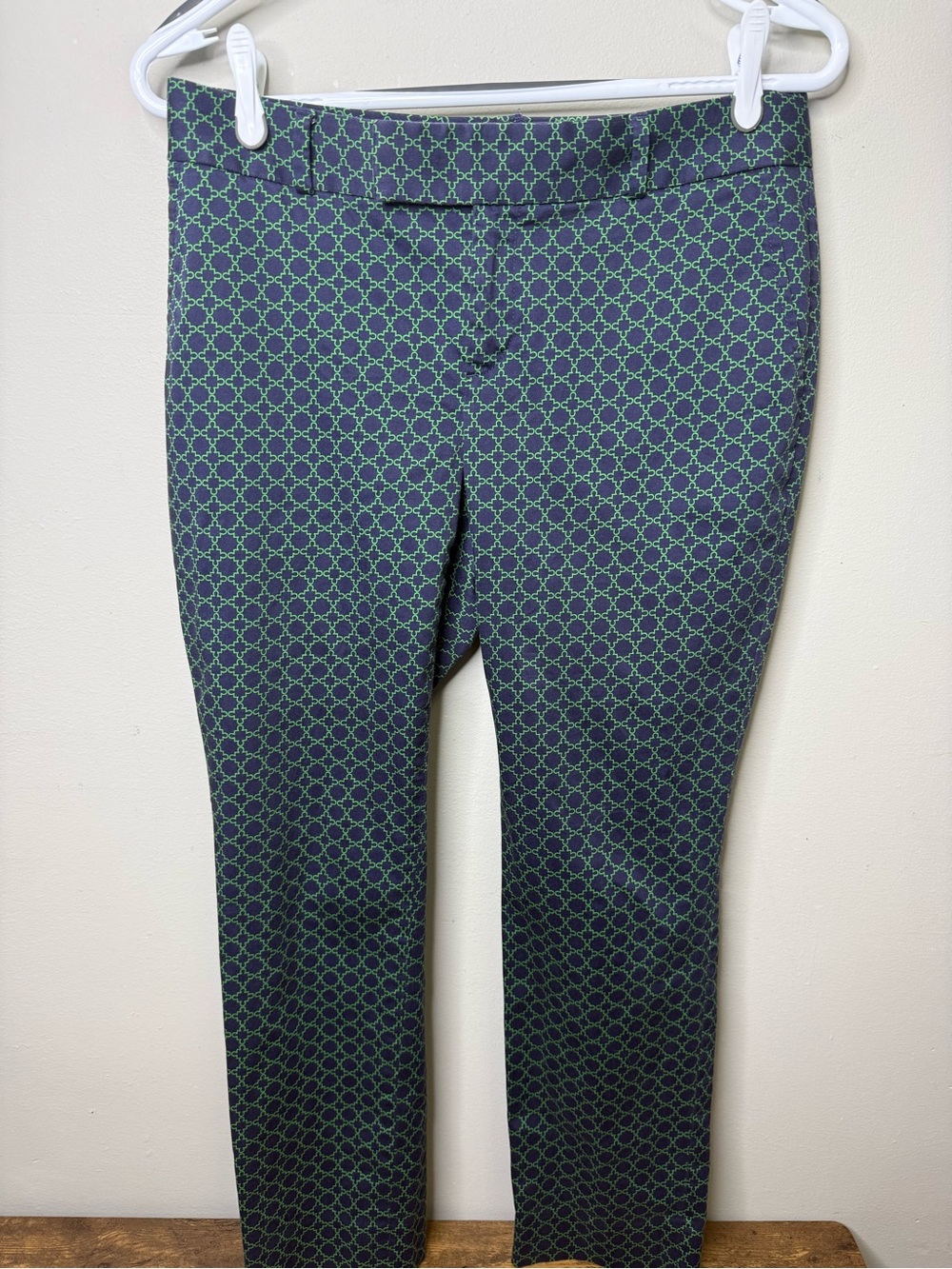 Banana Republic Navy Pants with Green Accent Size 2